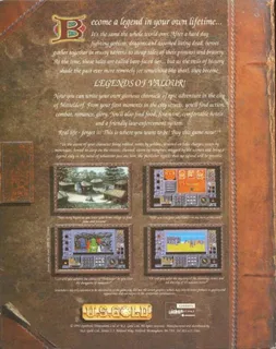 Legends Of Valour - Dos