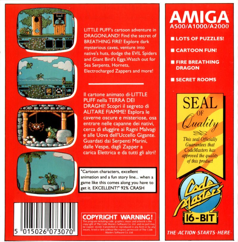 Little Puff in Dragonland - Dos