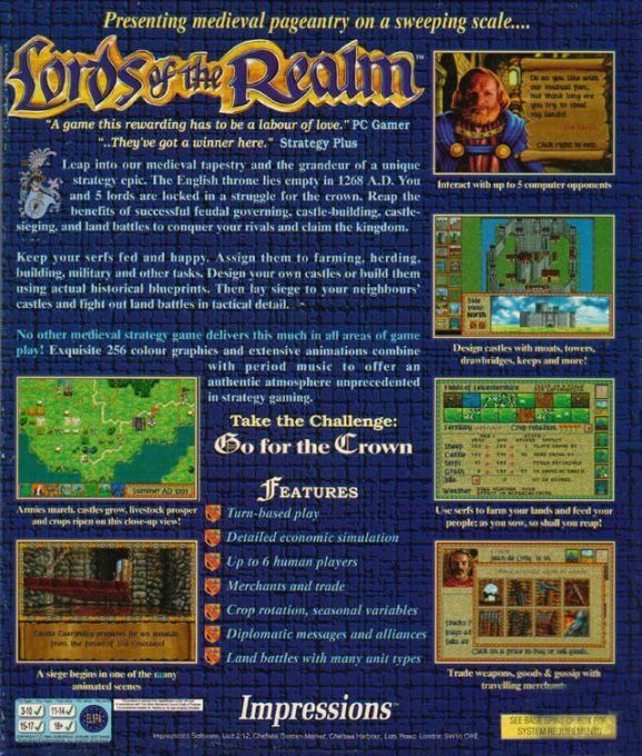 Lords Of The Realm - Dos