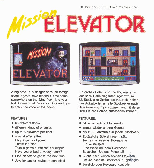 Mission Elevator - Dos