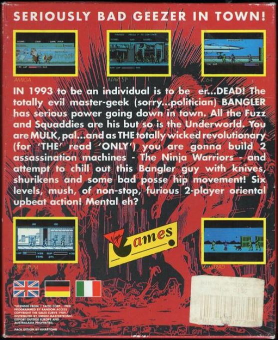 The Ninja Warriors - Dos