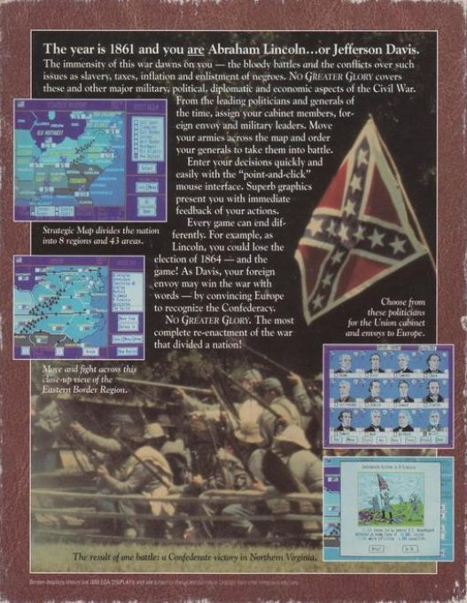 No Greater Glory : The American Civil War dos