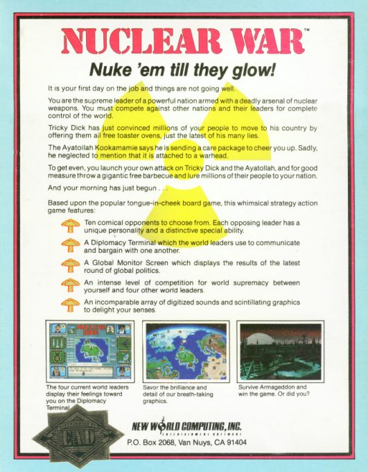 Nuclear War dos
