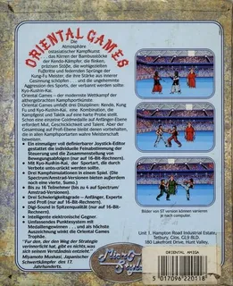 Oriental Games - Dos
