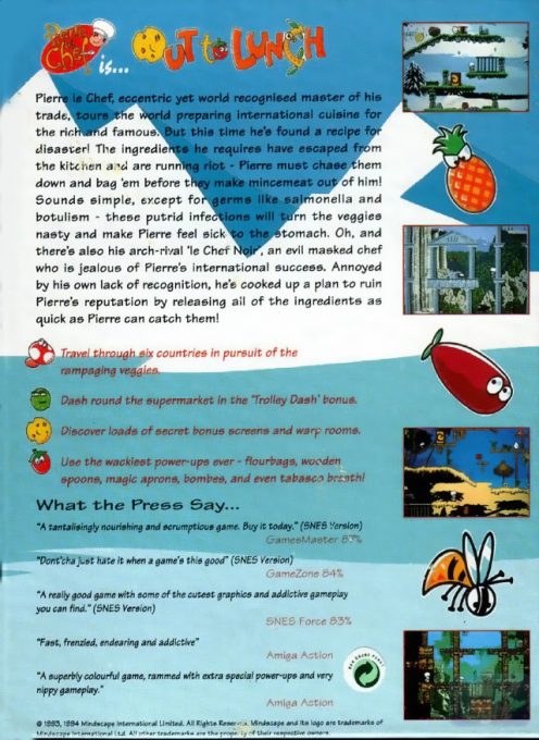 Pierre Le Chef Is Out To Lunch - Dos