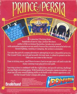 Prince de Perse - Dos