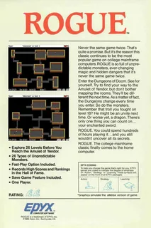 Rogue - The Adventure Game - Dos