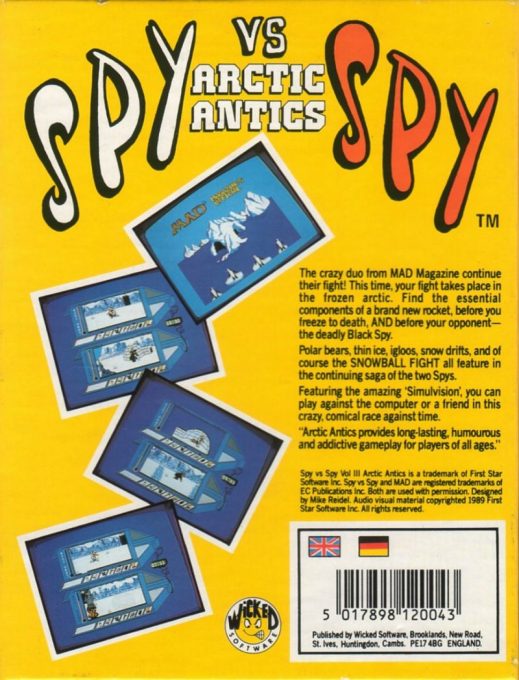 Spy vs Spy - Arctic Antics dos