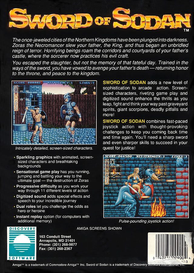 Sword of Sodan - Dos