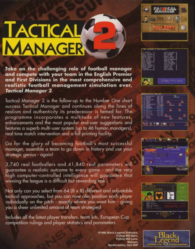 Tactical Manager 2 - Dos