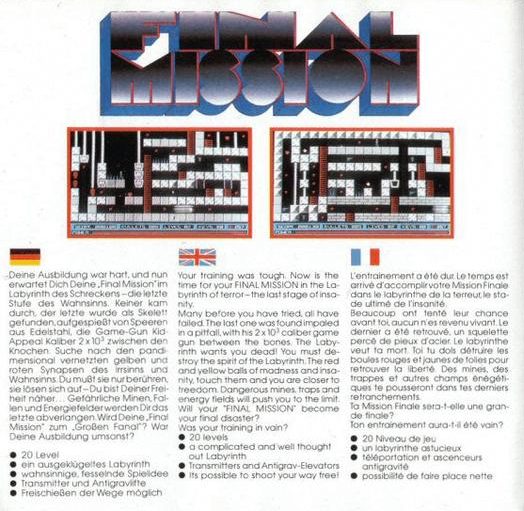 The Final Mission dos