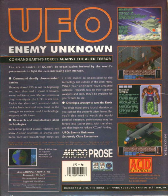 UFO - Enemy Unknown - Dos