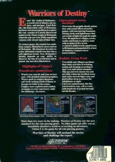 Ultima 5 - Warriors Of Destiny - Dos