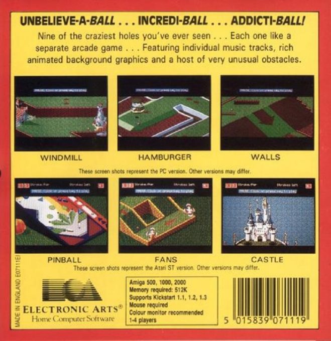 Will Harvey's Zany Golf - Dos