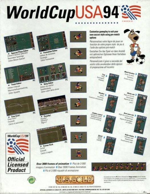World Cup USA 94 dos