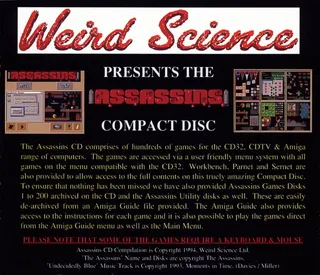Assassins - Ultimate Games Compact Disc - Dos