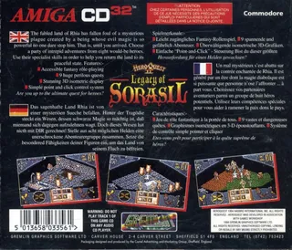 Hero Quest 2 - Legacy Of Sorasil - Dos