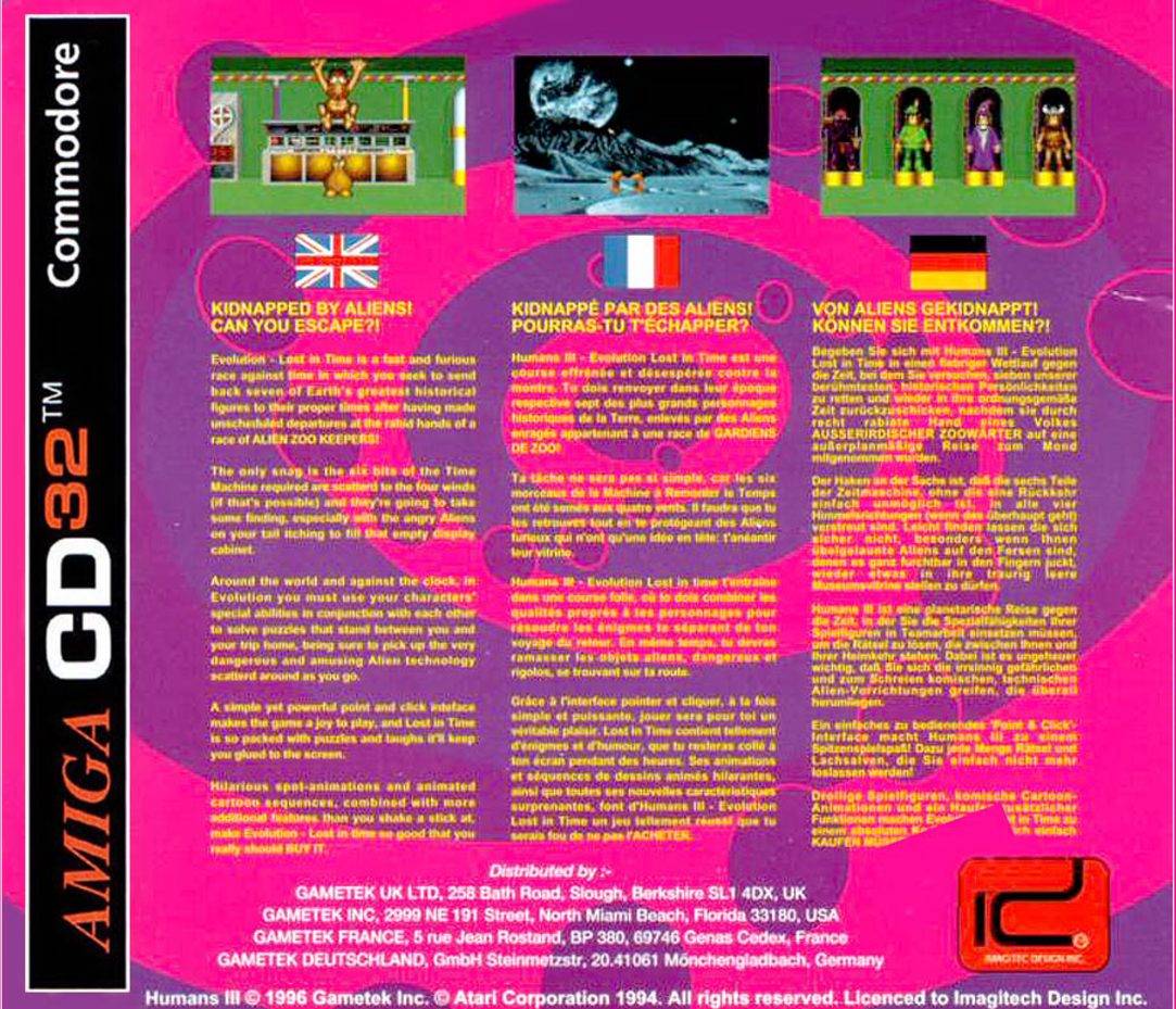 Humans 3 - Evolution Lost In Time - Dos