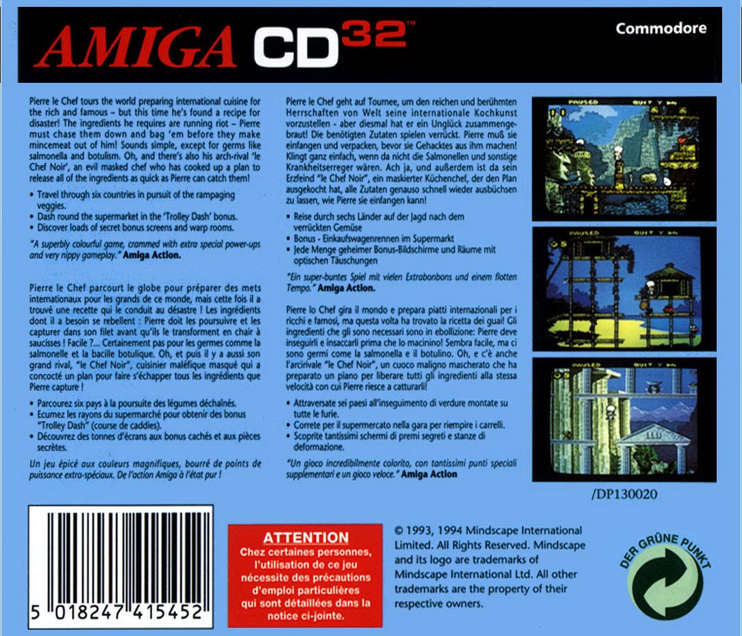 Pierre Le Chef Is Out To Lunch - Dos