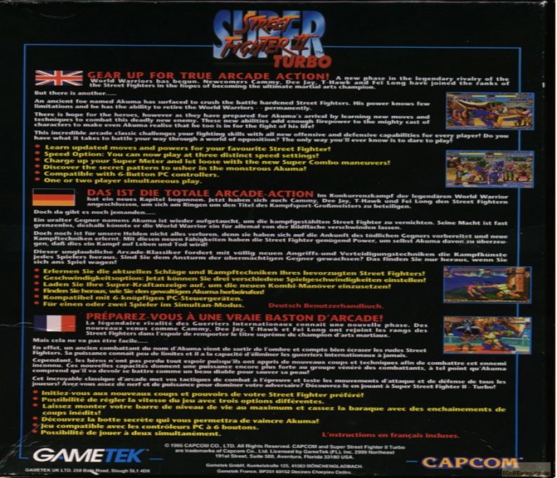 Super Street Fighter 2 Turbo - Dos