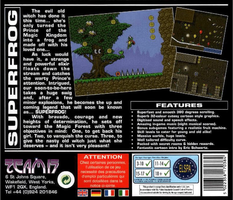 Superfrog - Dos