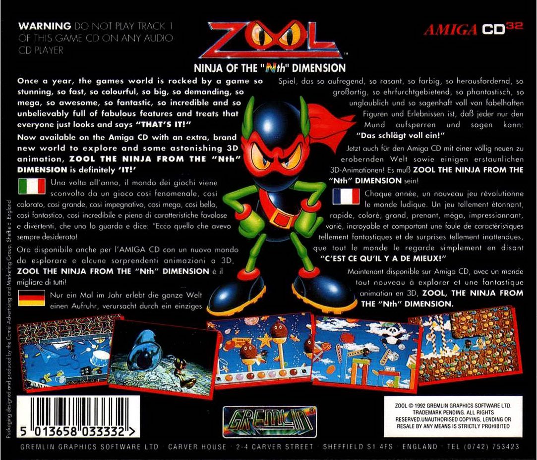 Zool - Ninja of the “Nth” Dimension - Dos
