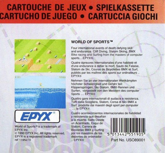 World Of Sports - Dos