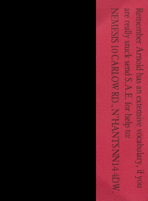 Arnold Goes To Somewhere Else - Dos