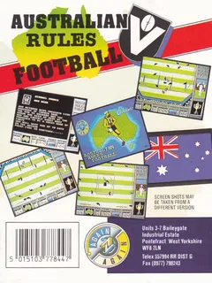 Australian Rules Football - Dos