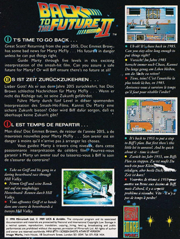 Back To The Future Part 2 - Dos