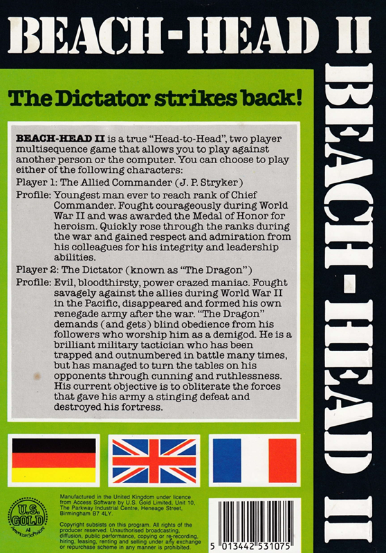 Beach-Head II - The Dictator Strikes Back - Dos