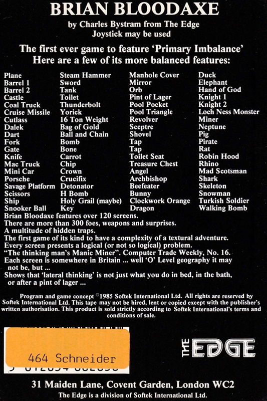 Brian Bloodaxe - Dos