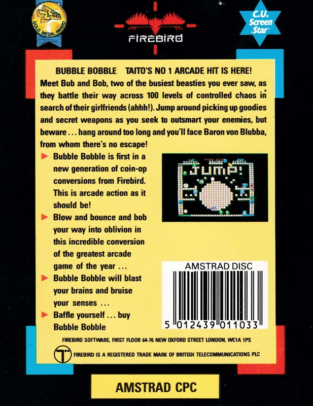 Bubble Bobble - Dos