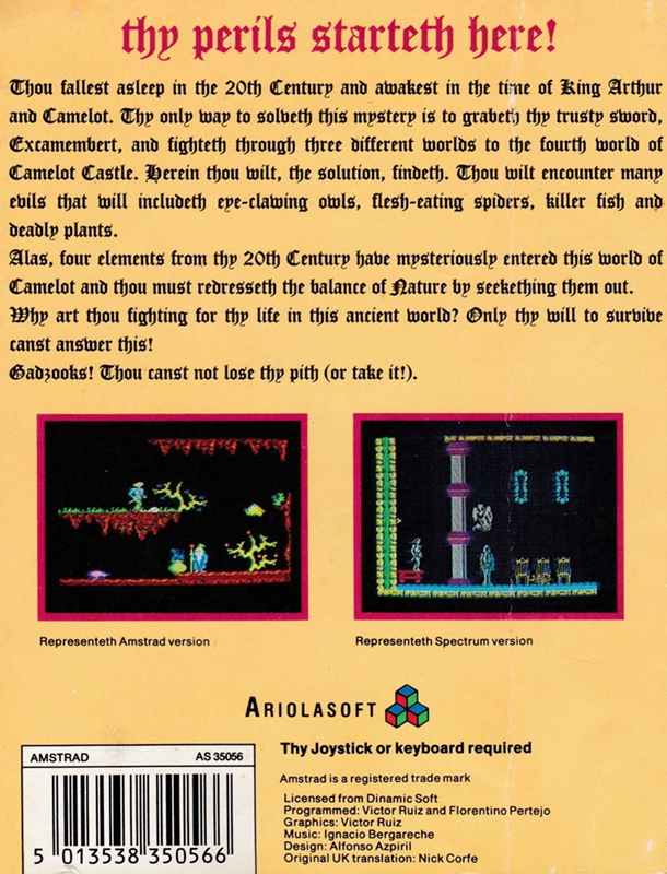 Camelot Warriors - Dos
