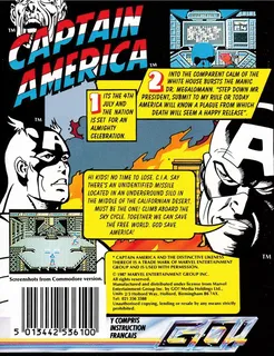 Captain America in - The Doom Tube of Dr. Megalomann - Dos