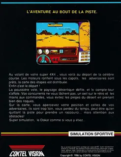 Dakar 4x4 - Dos