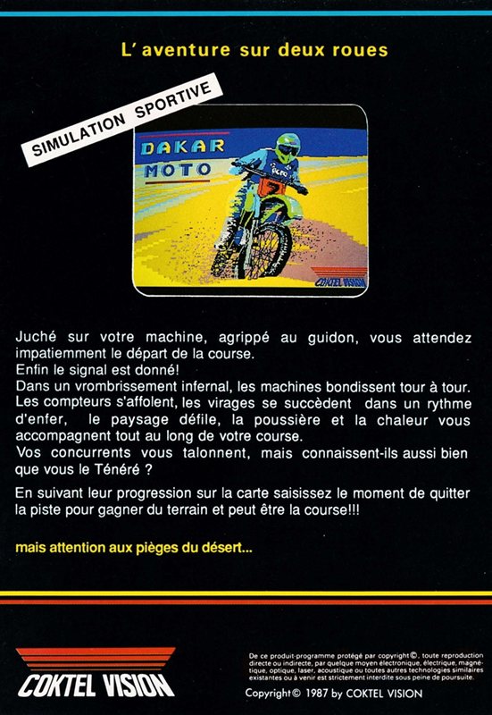 Dakar Moto - Dos