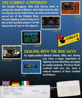 Double Dragon II - The Revenge dos