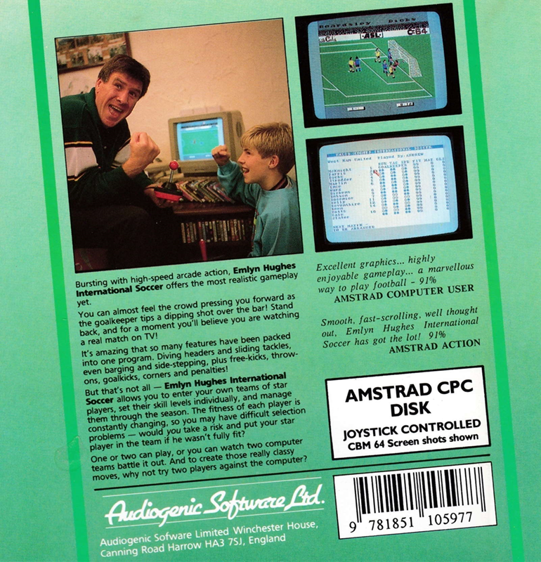 Emlyn Hughes International Soccer - Dos