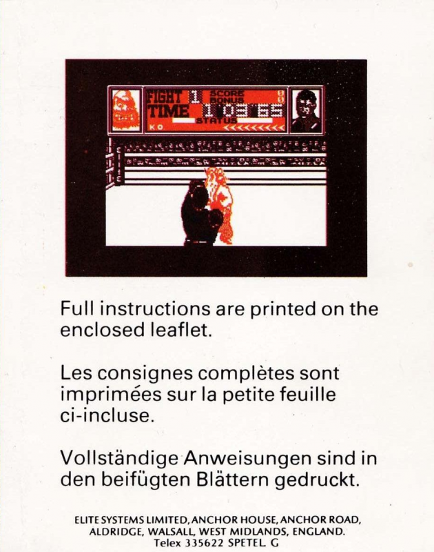 Frank Bruno's Boxing - Dos