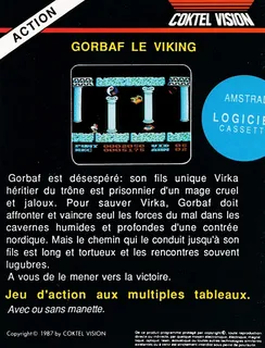 Gorbaf le Viking - Dos