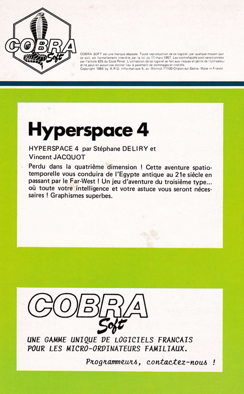 Hyperspace dos