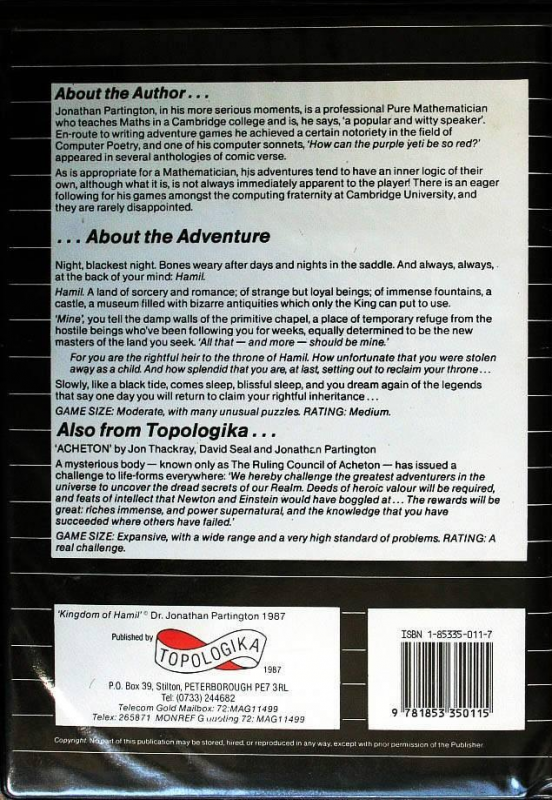 Kingdom Of Hamil - Dos