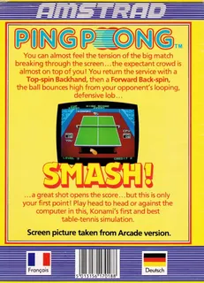 Konami's Ping Pong - Dos
