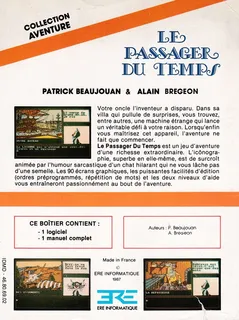 Le Passager du Temps - Dos