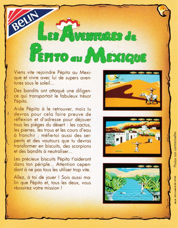Les Aventures de Pepito au Mexique - Dos