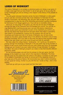 Lords Of Midnight - Dos
