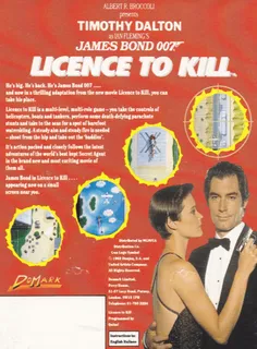 Permis de Tuer - Dos