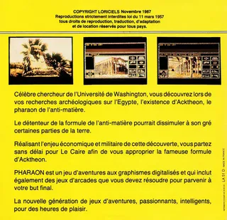 Pharaon - Dos