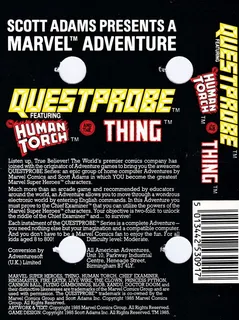 Questprobe 3 - The Human Torch and The Thing - Dos